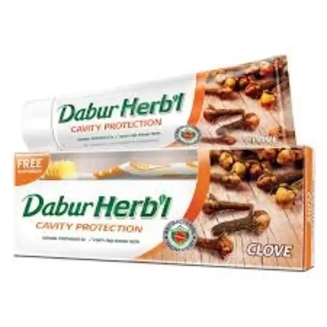 Dabur Herbal Clove Tooth Paste 140G V-Pack
